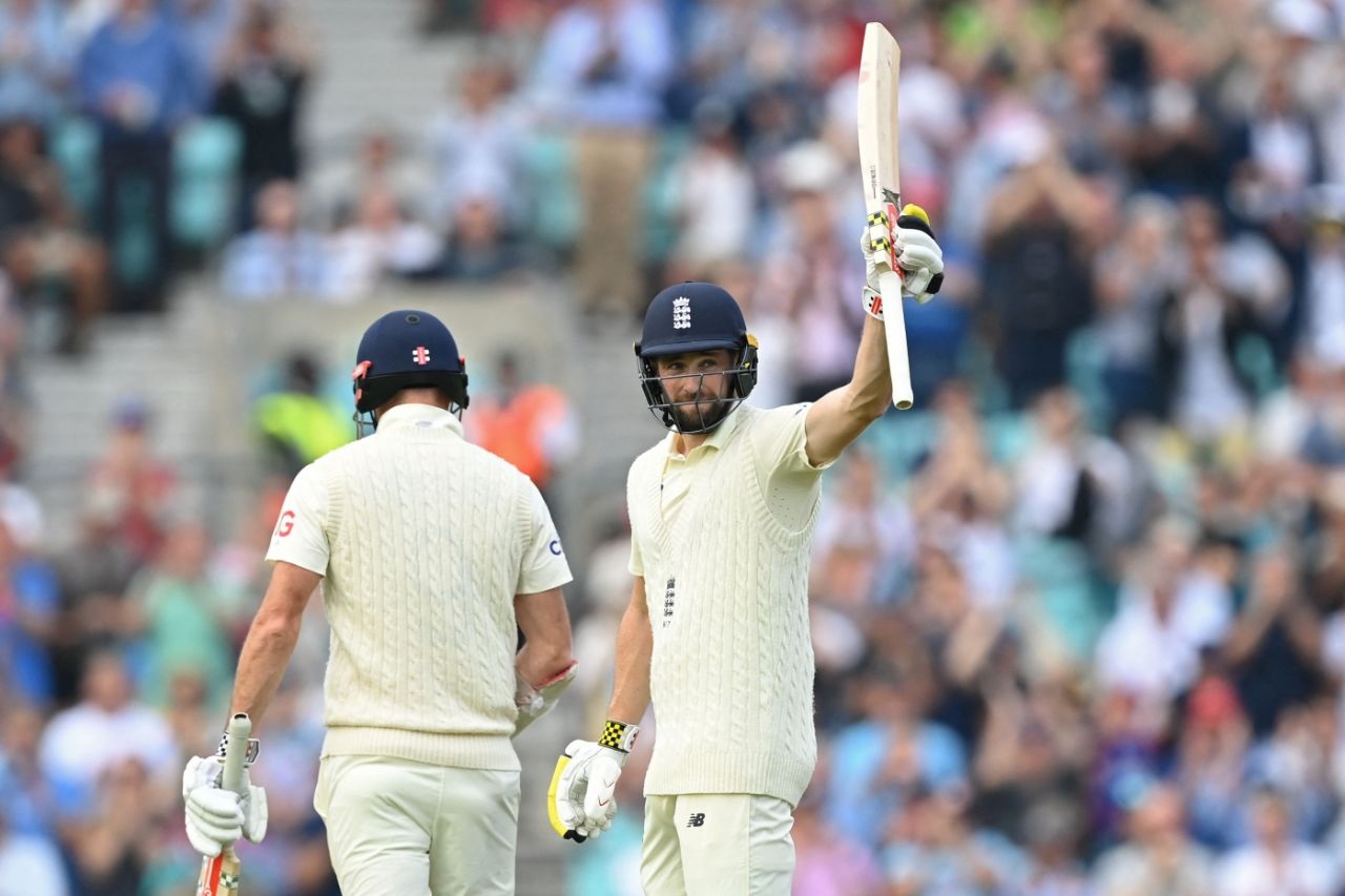 Chris Woakes made a rapid half-century, England vs India, 4th Test, The Oval, London, 2nd day, September 3, 2021 