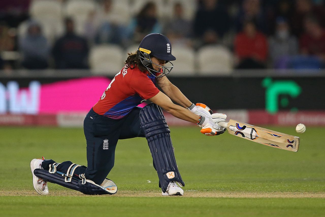 Maia Bouchier made 25 off 24 balls on debut, England vs New Zealand, 2nd women's T20I, Hove, September 4, 2021