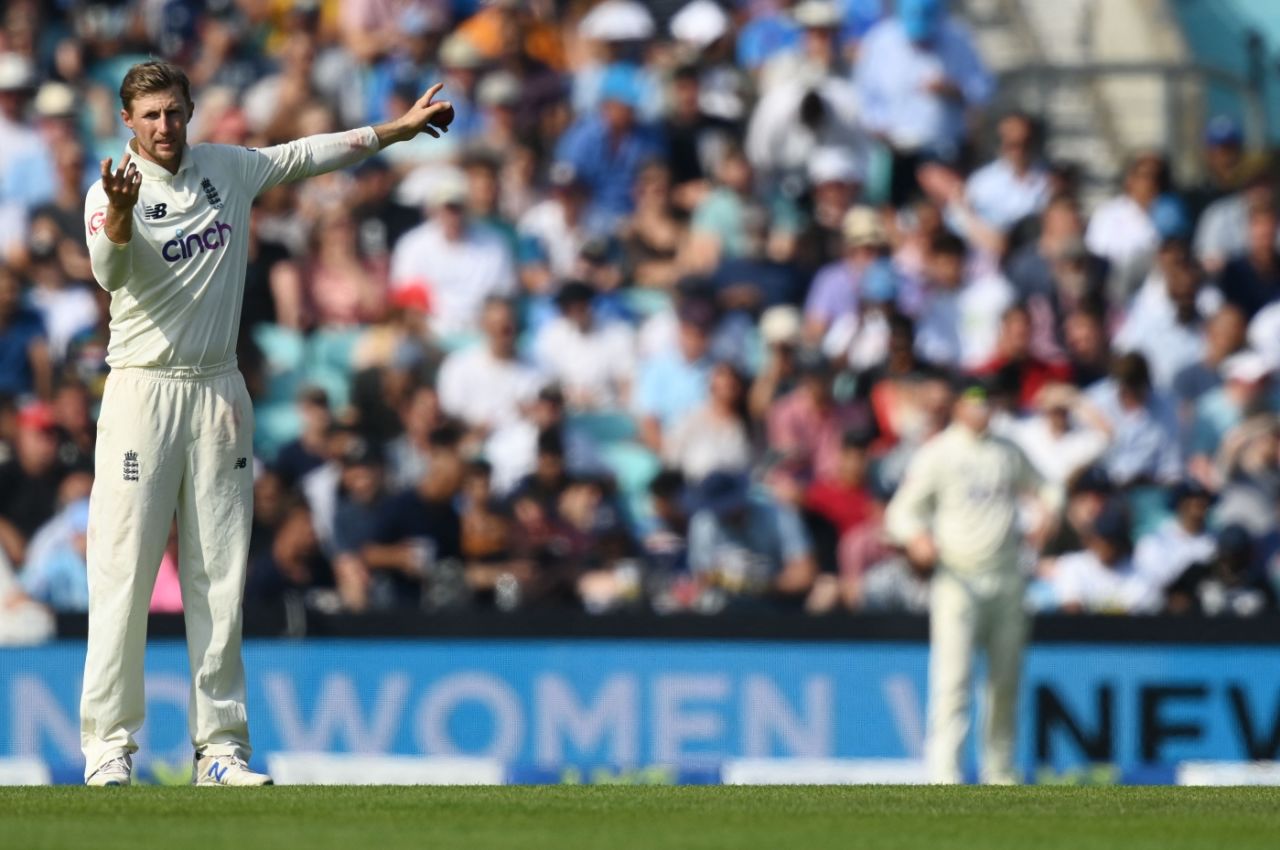Joe Root sets his field, England vs India, 4th Test, The Oval, London, 4th day, September 5, 2021