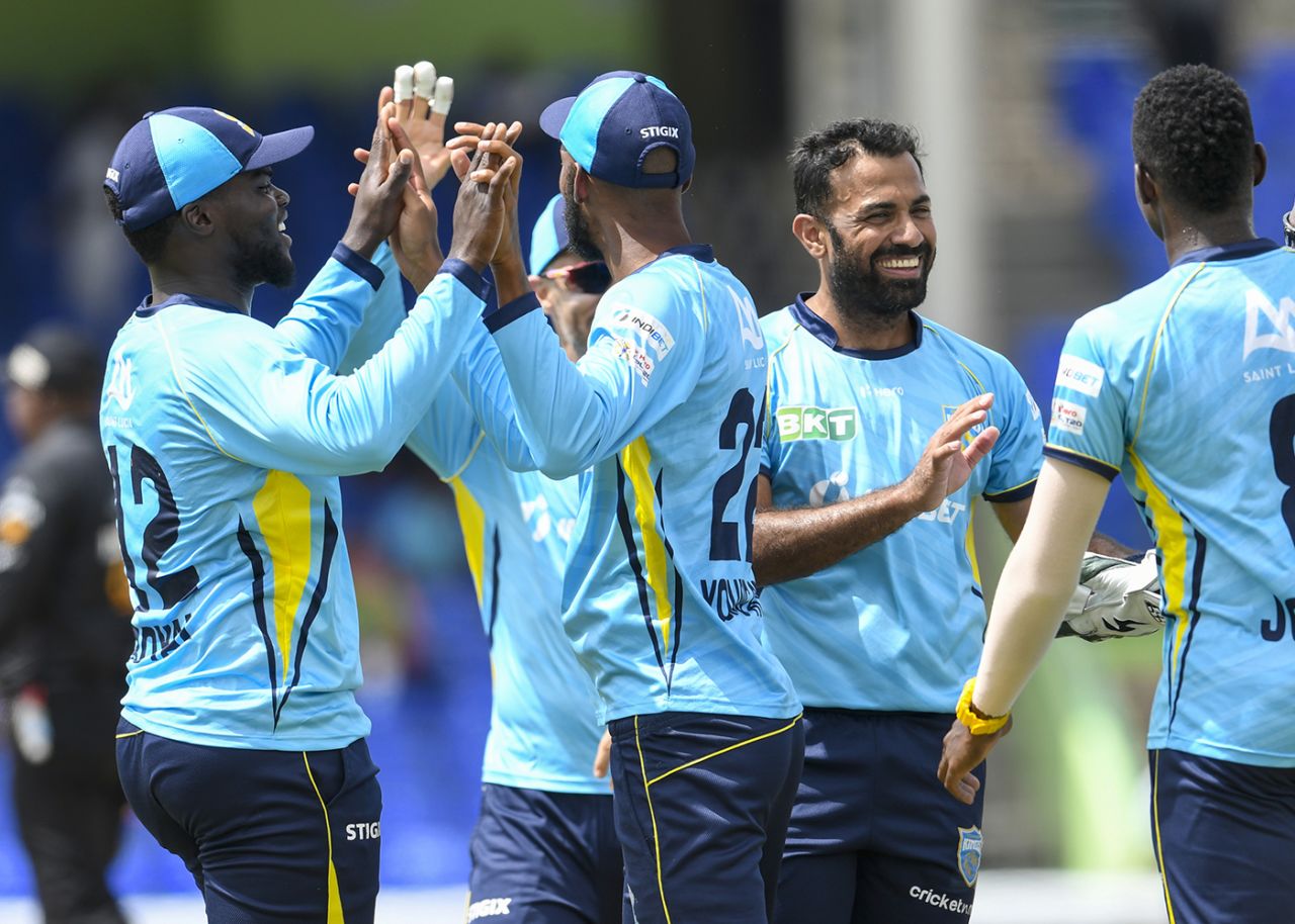 Wahab Riaz took the key wicket of Chris Gayle, St Kitts & Nevis Patriots vs St Lucia Kings, CPL 2021, September 5, 2021