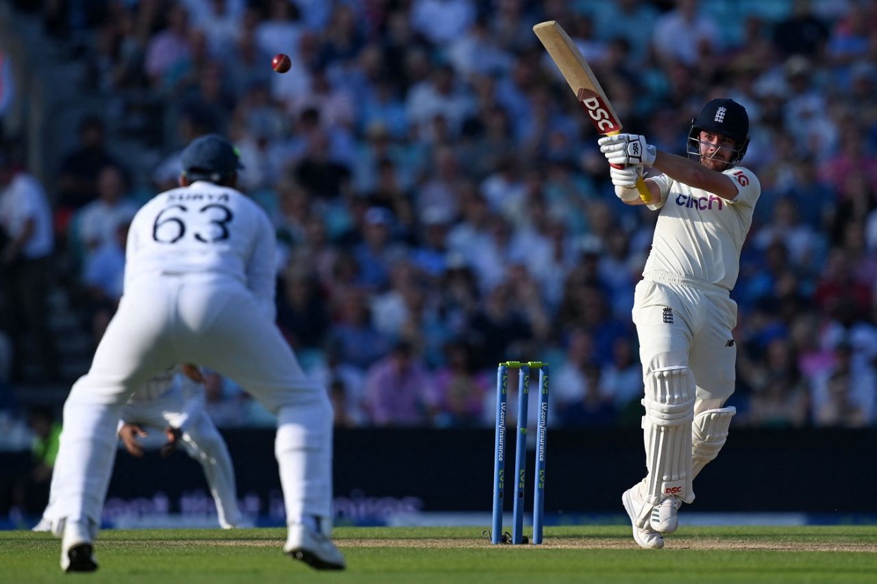 Rory Burns goes for the pull, England vs India, 4th Test, The Oval, London, 4th day, September 5, 2021