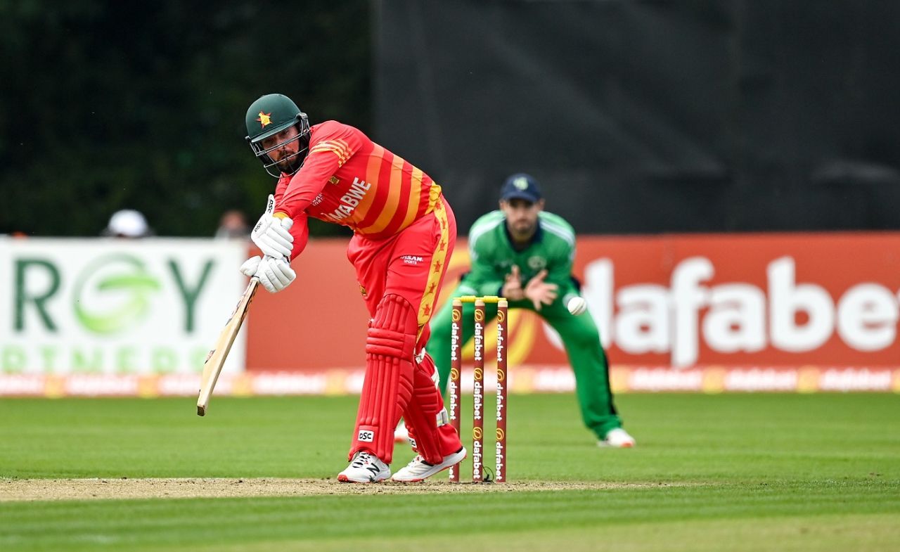 Brendan Taylor was out for 49, Ireland vs Zimbabwe, 1st ODI, Belfast, September 8, 2021
