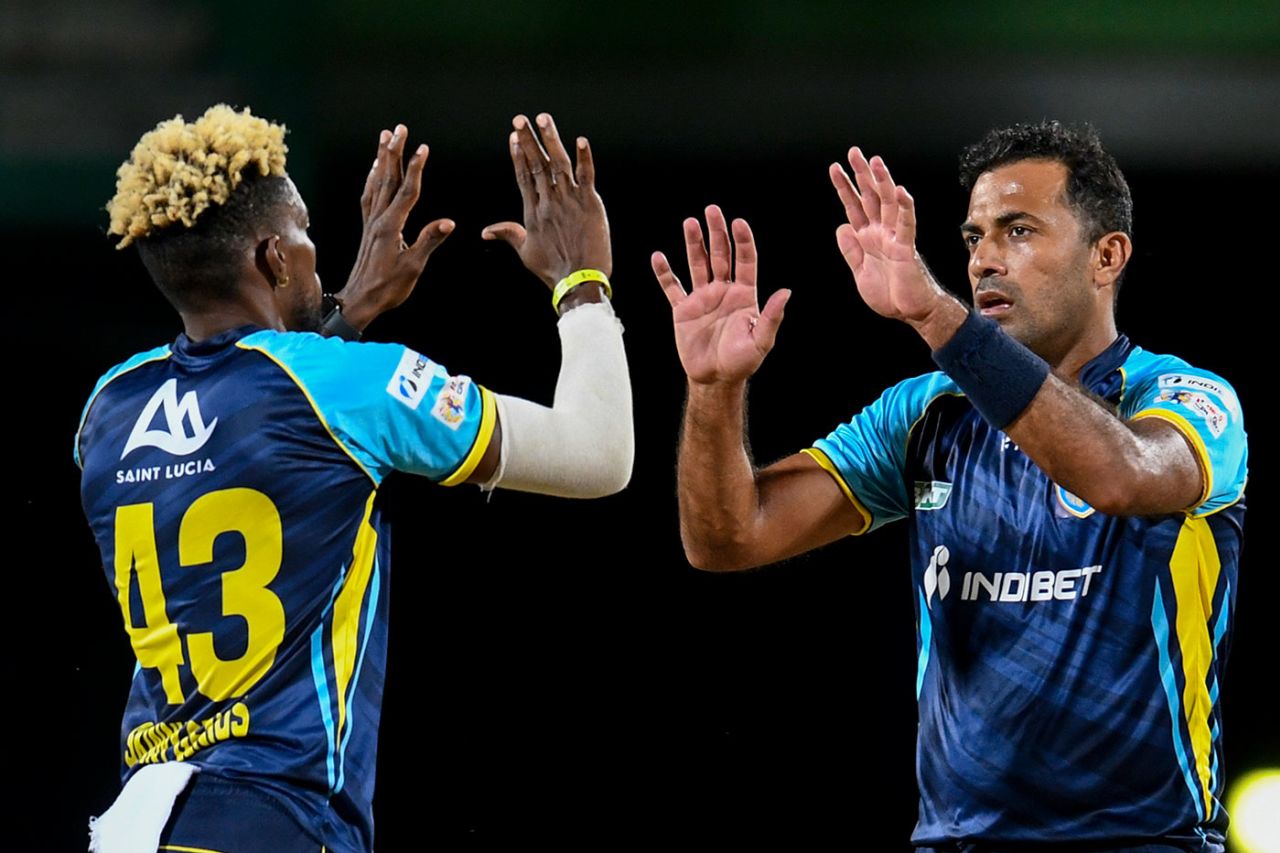Wahab Riaz made early inroads, Guyana Amazon Warriors vs St Lucia Kings, CPL 2021, Basseterre, September 8, 2021