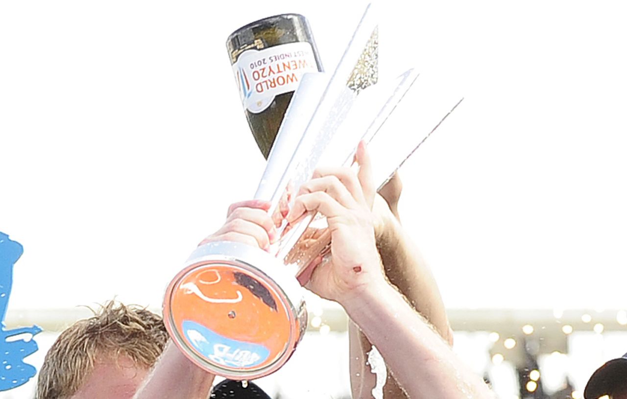 Generic photo of men's T20 World Cup trophy