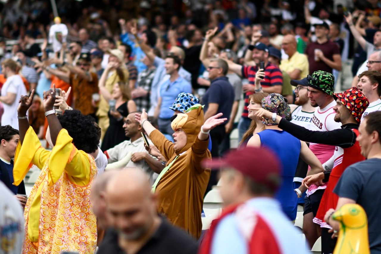 Edgbaston's crowd gets into the swing of Finals Day, Somerset vs Kent, Final, Vitality T20 Blast Finals Day, Edgbaston, September 18, 2021