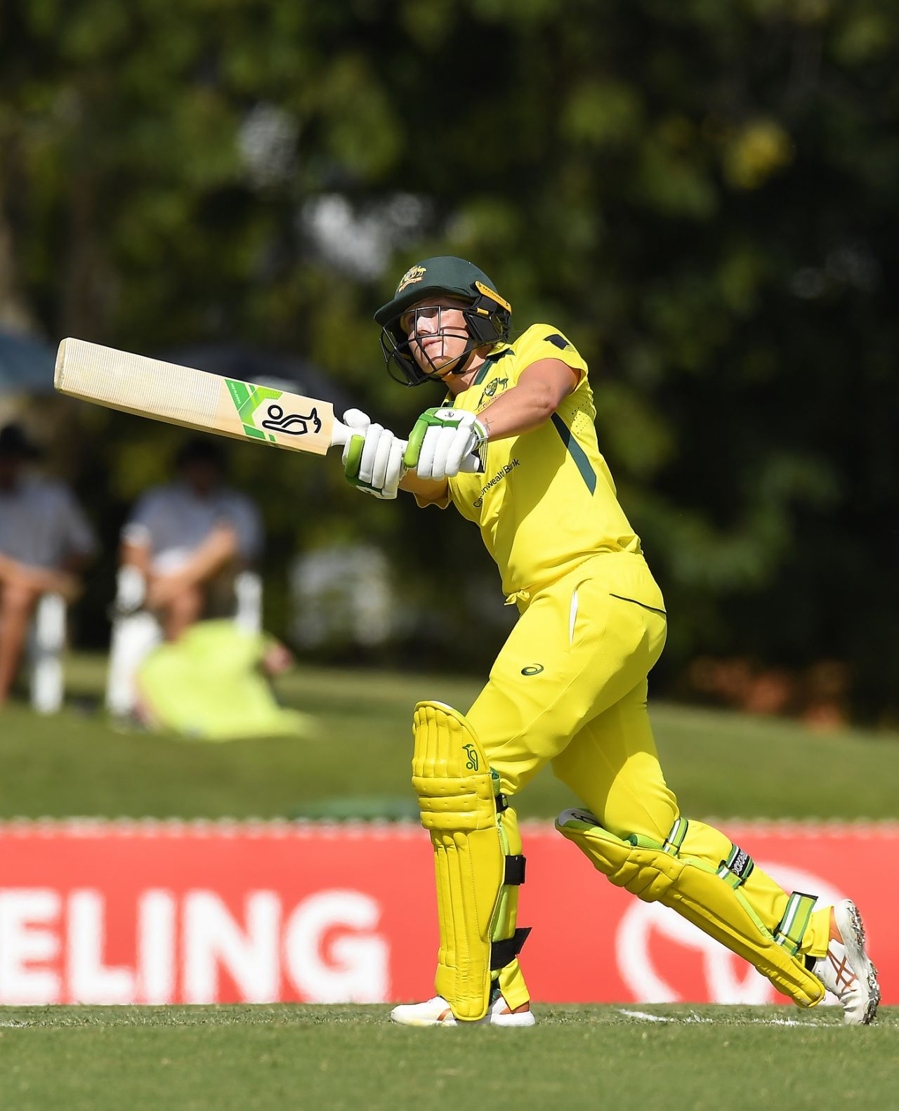 Alyssa Healy deposits a full toss over the midwicket rope, Australia vs India, 1st Women's ODI, Mackay, September 21, 2021
