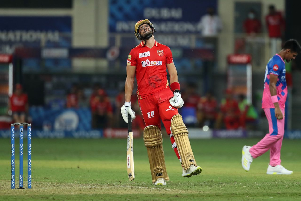Aiden Markram is distraught after not being able to see his team through, Punjab Kings vs Rajasthan Royals, IPL 2021, Dubai, September 21, 2021