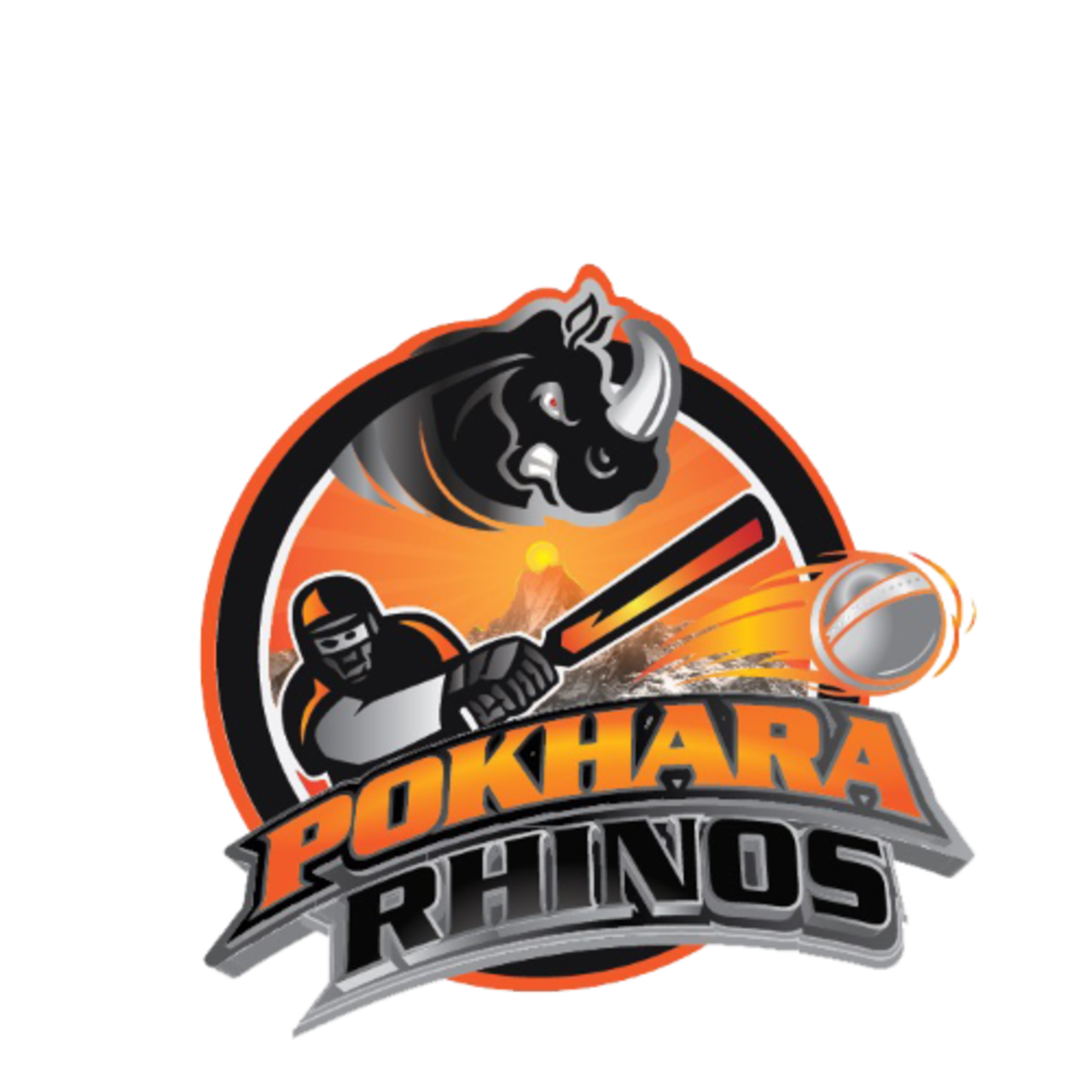 Pokhara Rhinos team logo