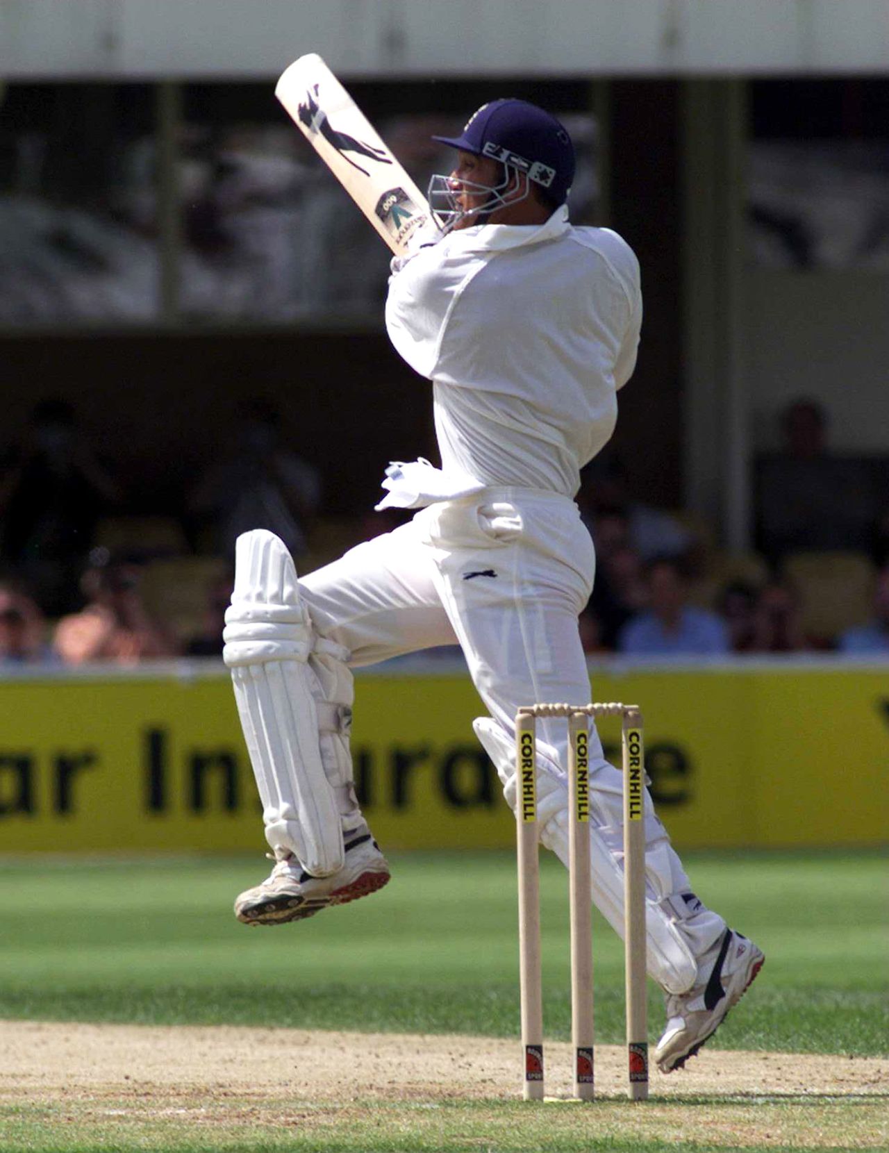 Mark Butcher made 33 in the second innings, England v New Zealand, first Test, Edgbaston, 3 July 1999
