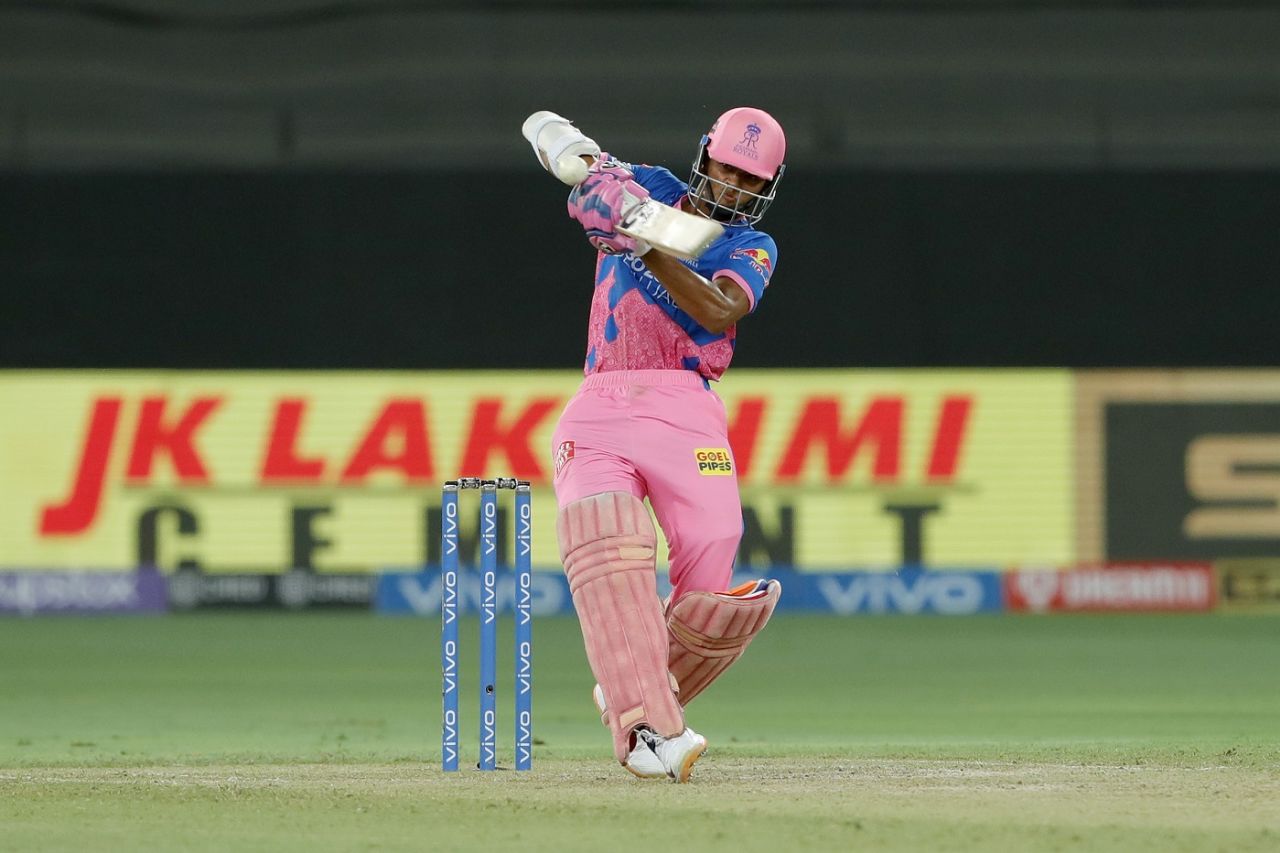 Yashasvi Jaiswal brings out the aggression in the powerplay, Rajasthan Royals vs Sunrisers Hyderabad, Dubai, IPL 2021, September 27, 2021