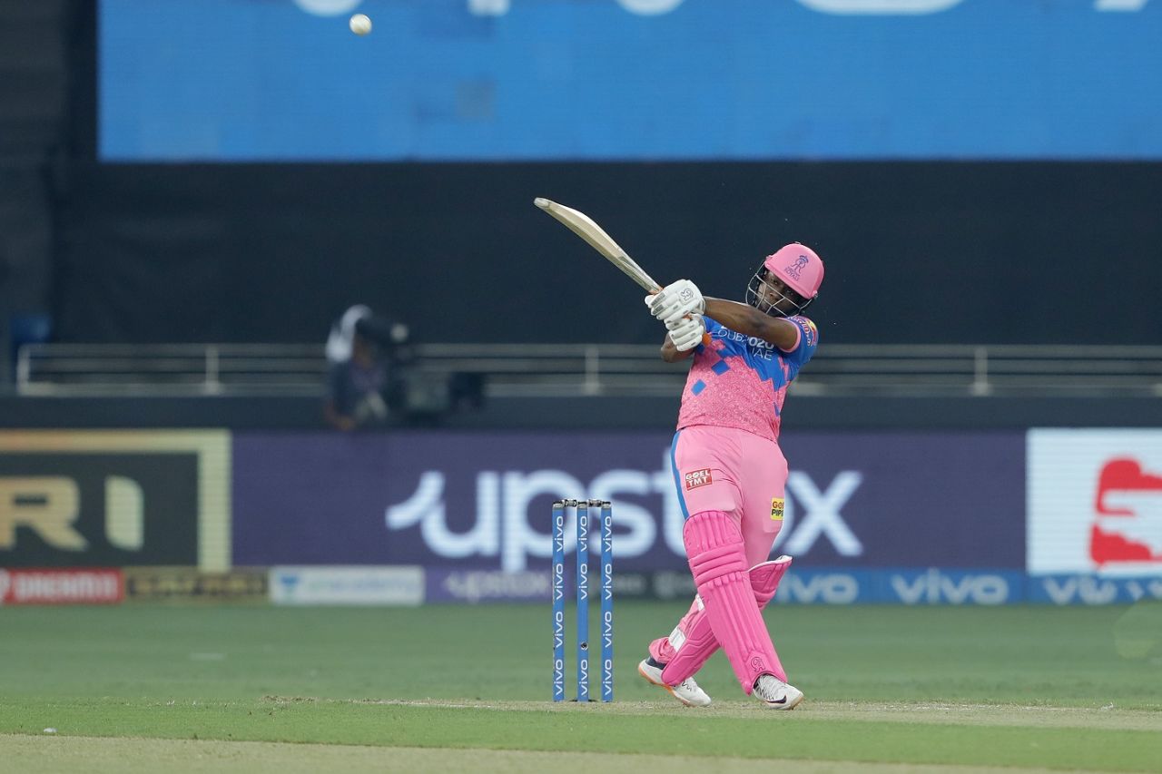 Evin Lewis plays a pull, Rajasthan Royals vs Royal Challengers Bangalore, Dubai, IPL 2021, September 29, 2021