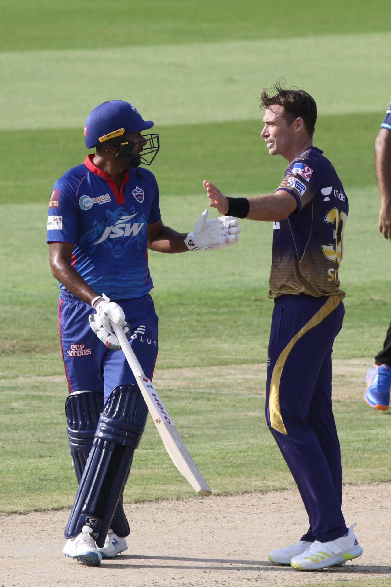 R Ashwin has a heated exchange with Tim Southee, Kolkata Knight Riders vs Delhi Capitals, IPL 2021, Sharjah, September 28, 2021