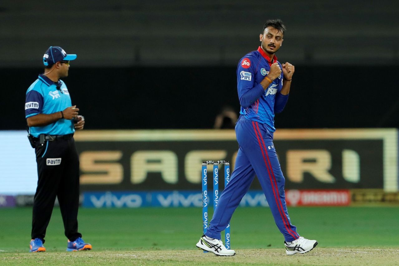 Axar Patel was among the wickets once again, Delhi Capitals vs Chennai Super Kings, IPL 2021, Dubai, October 4, 2021