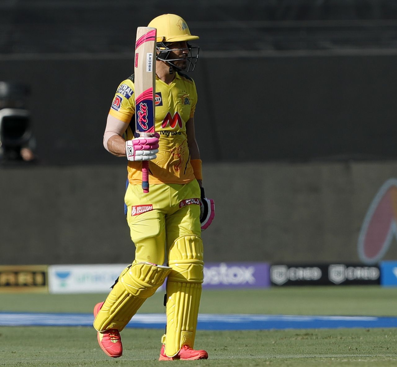 Faf du Plessis held the innings together with a half-century, Chennai Super Kings vs Punjab Kings, IPL 2021, Dubai, October 7, 2021