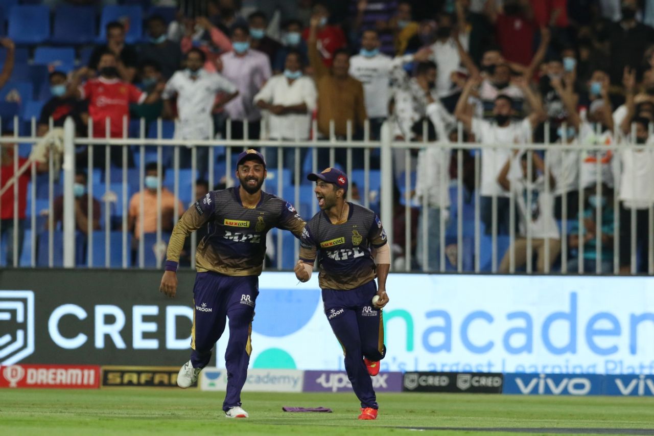 Rahul Tripathi took a tumbling catch to get rid of Liam Livingstone, Kolkata Knight Riders vs Rajasthan Royals, IPL 2021, Sharjah, October 7, 2021