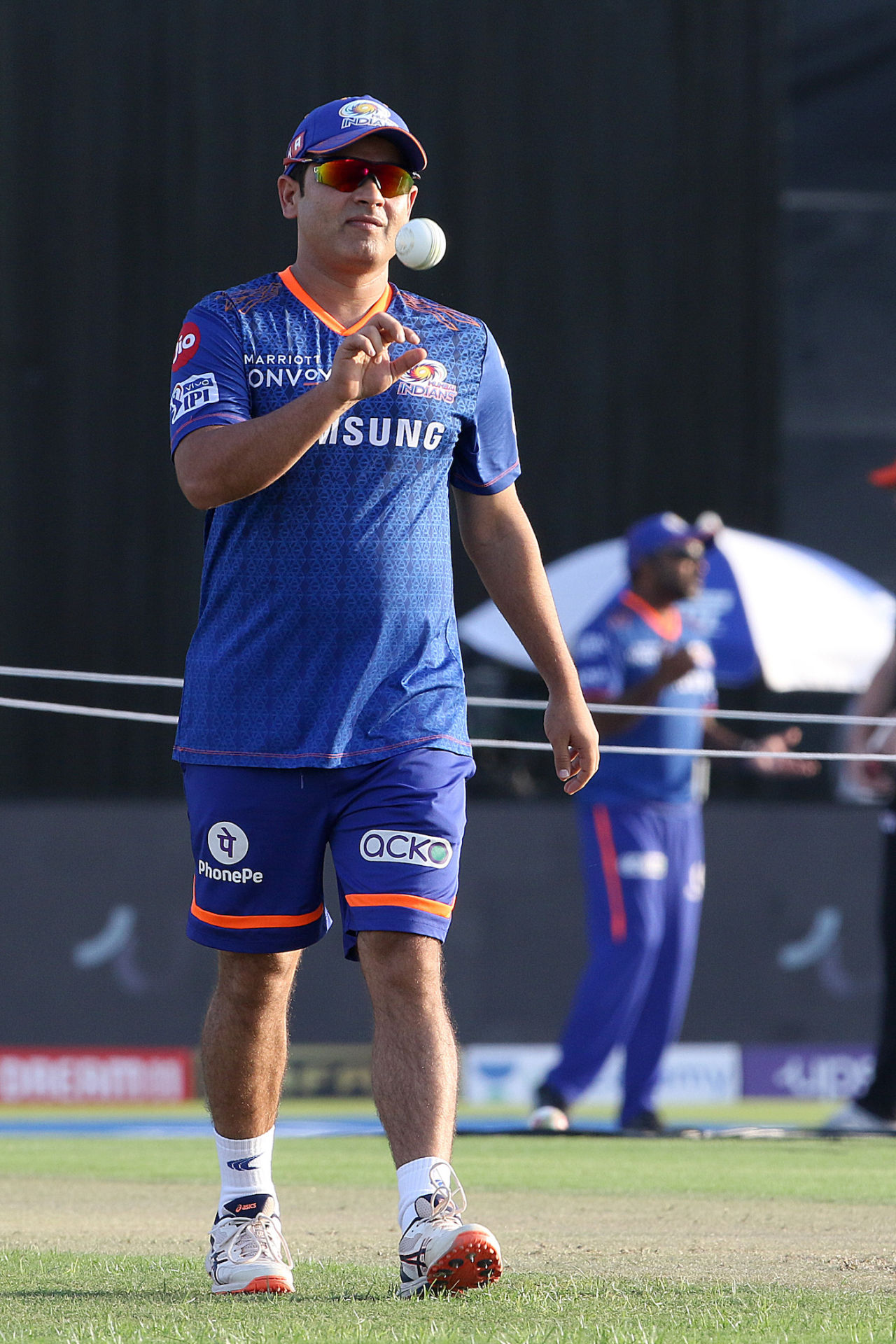 Piyush Chawla came in for his first game of the season, Sunrisers Hyderabad vs Mumbai Indians, IPL 2021, Abu Dhabi, October 8, 2021