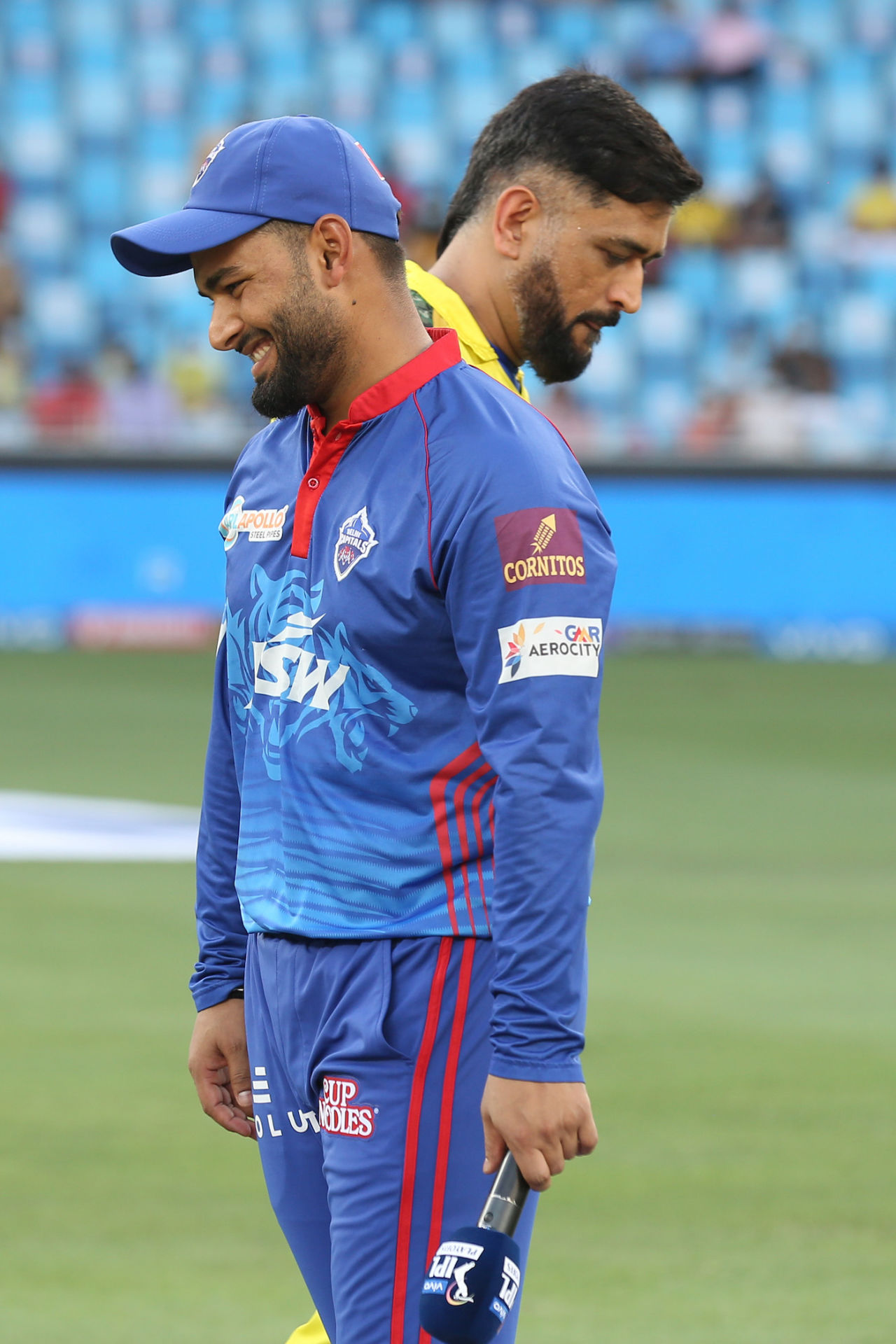 MS Dhoni opted to field after winning the toss, while Rishabh Pant confessed to being nervous ahead of the big game, Delhi Capitals vs Chennai Super Kings, IPL 2021 Qualifier 1, Dubai, October 10, 2021