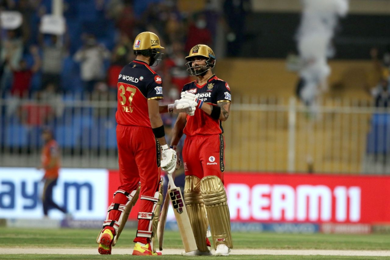 Devdutt Padikkal and Virat Kohli laid a platform for RCB in the eliminator, Kolkata Knight Riders vs Royal Challengers Bangalore, IPL 2021, Eliminator, Sharjah, October 11, 2021