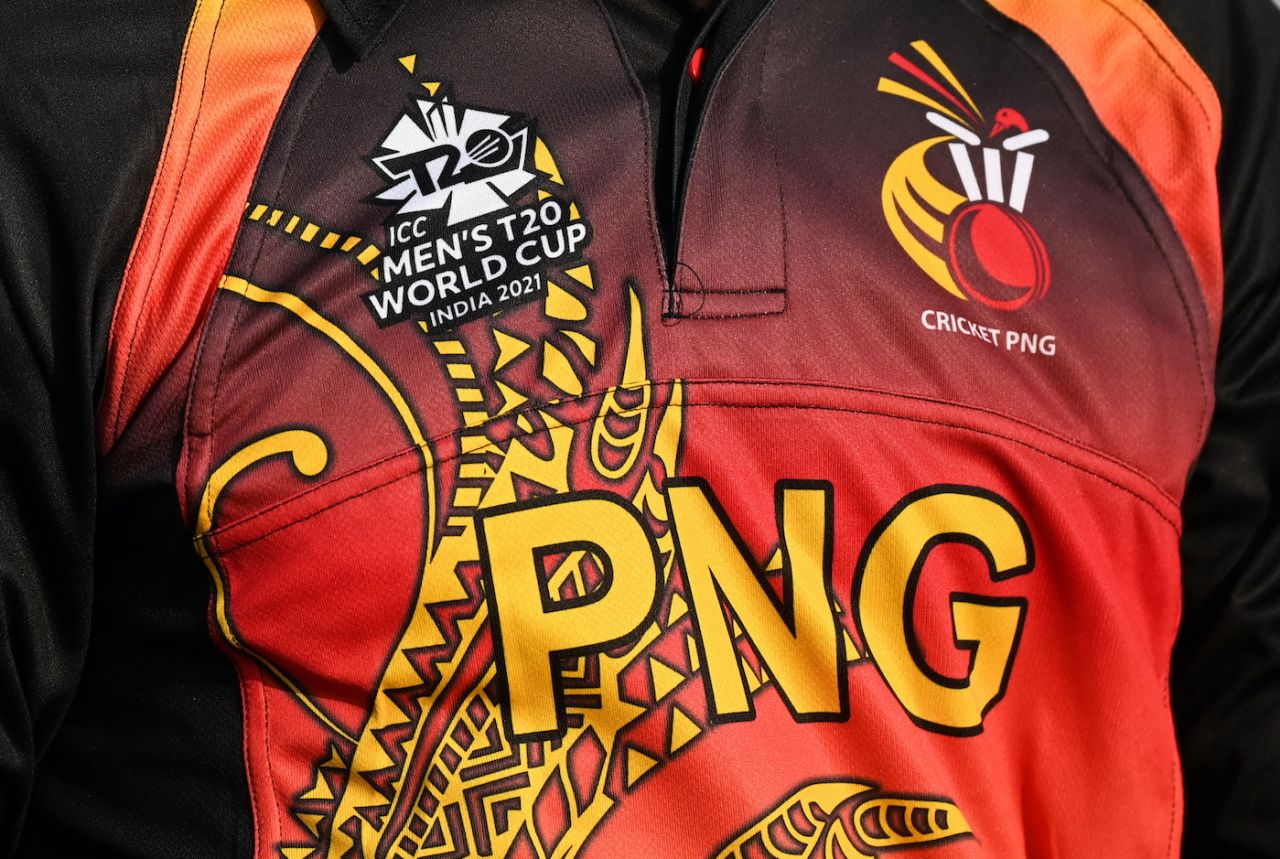 The Papua New Guinea jersey for the 2021 T20 World Cup