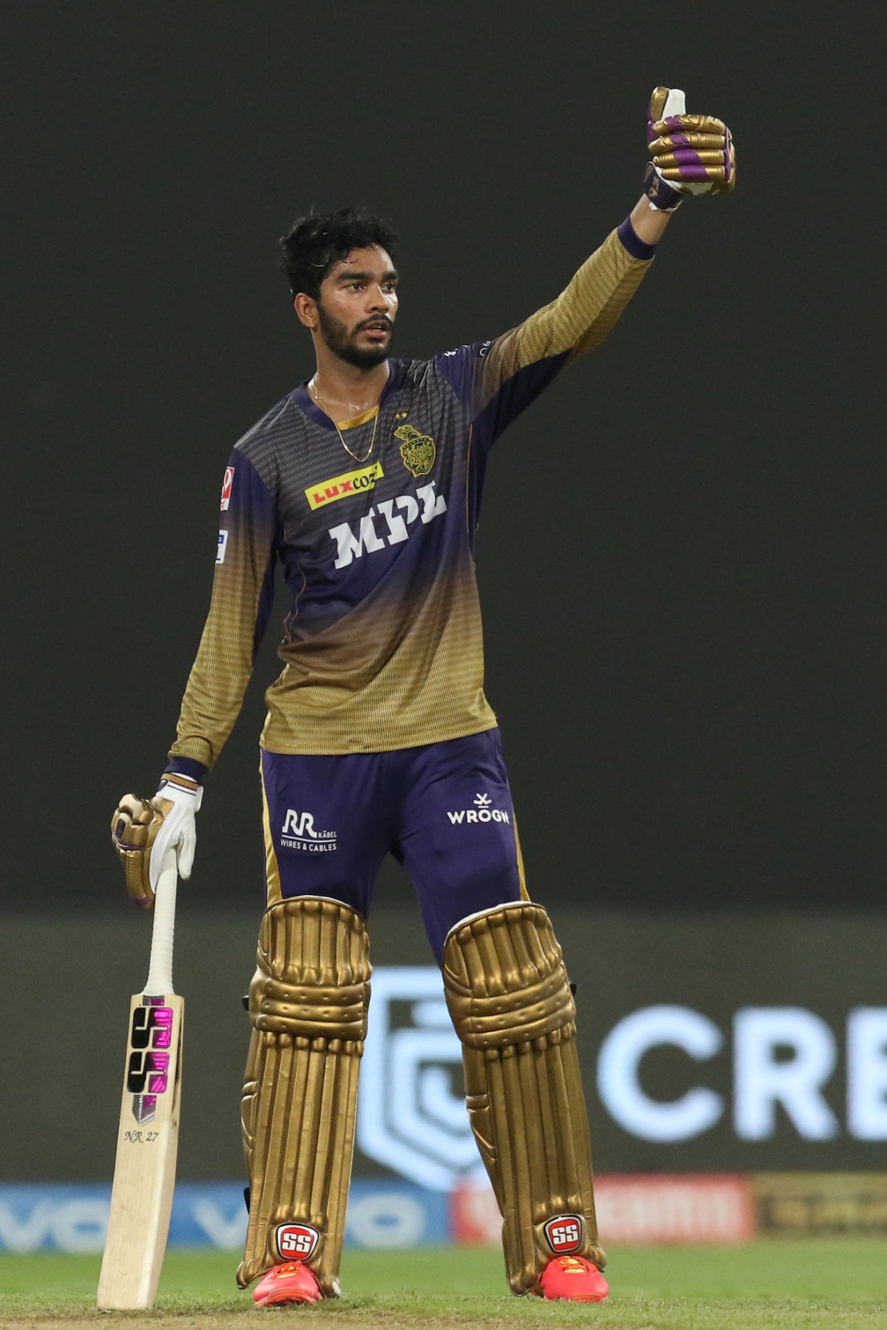 Venkatesh Iyer brought up a fine half-century, Delhi Capitals vs Kolkata Knight Riders, IPL 2021 Qualifier 2, Sharjah, October 13, 2021