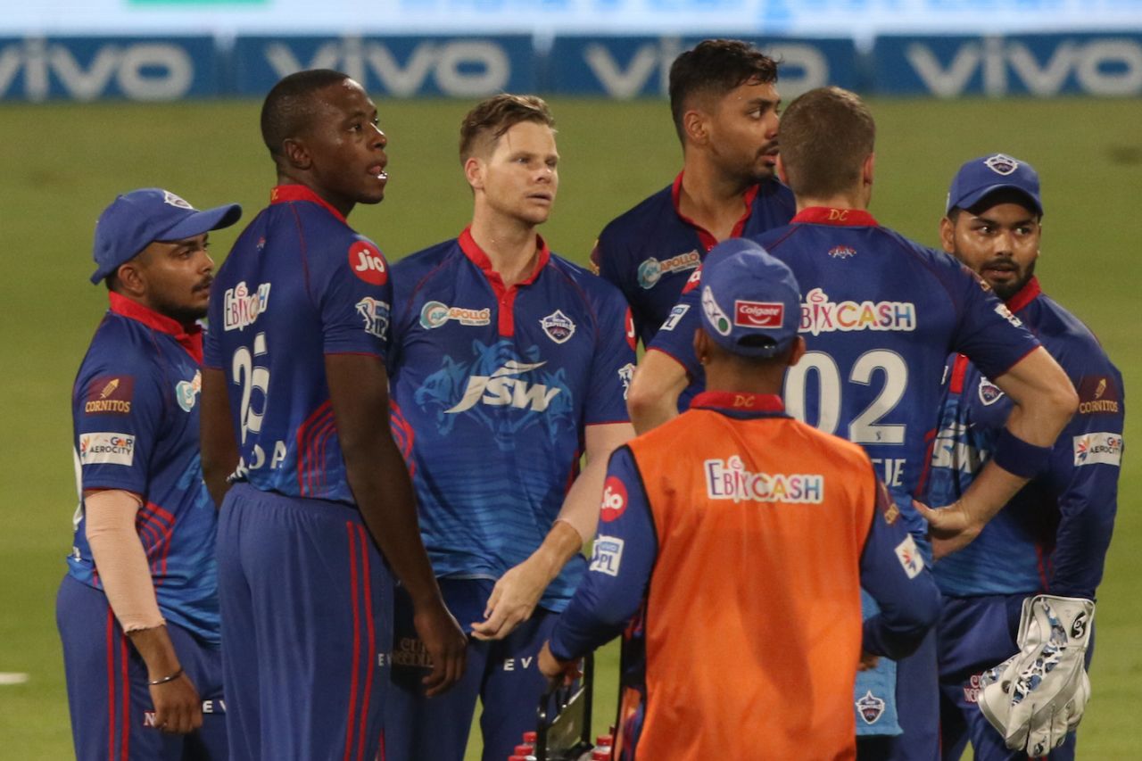 Kagiso Rabada ended the first-wicket stand with Venkatesh Iyer's wicket, Delhi Capitals vs Kolkata Knight Riders, IPL 2021 Qualifier 2, Sharjah, October 13, 2021