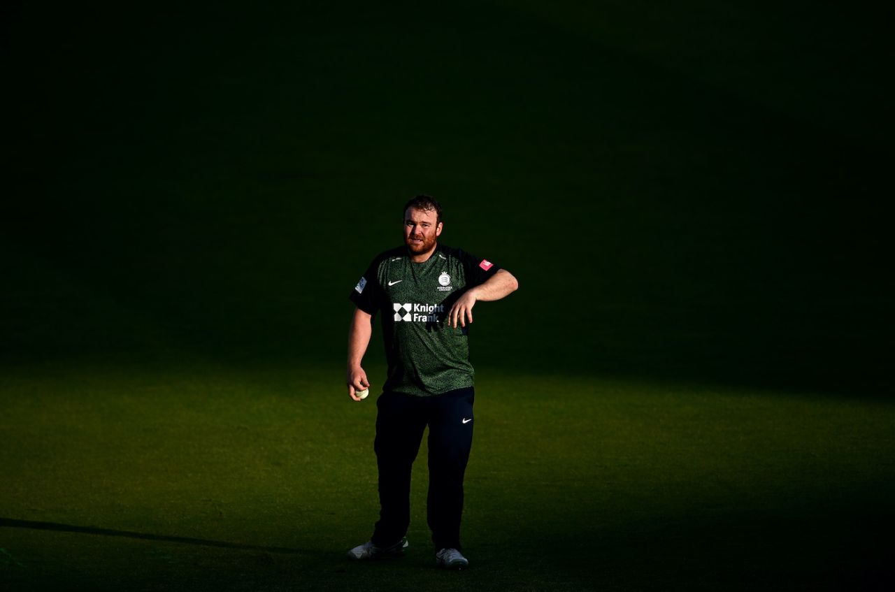 Paul Stirling looks on, Middlesex vs Surrey, T20 Blast ,Lord's June 10, 2021