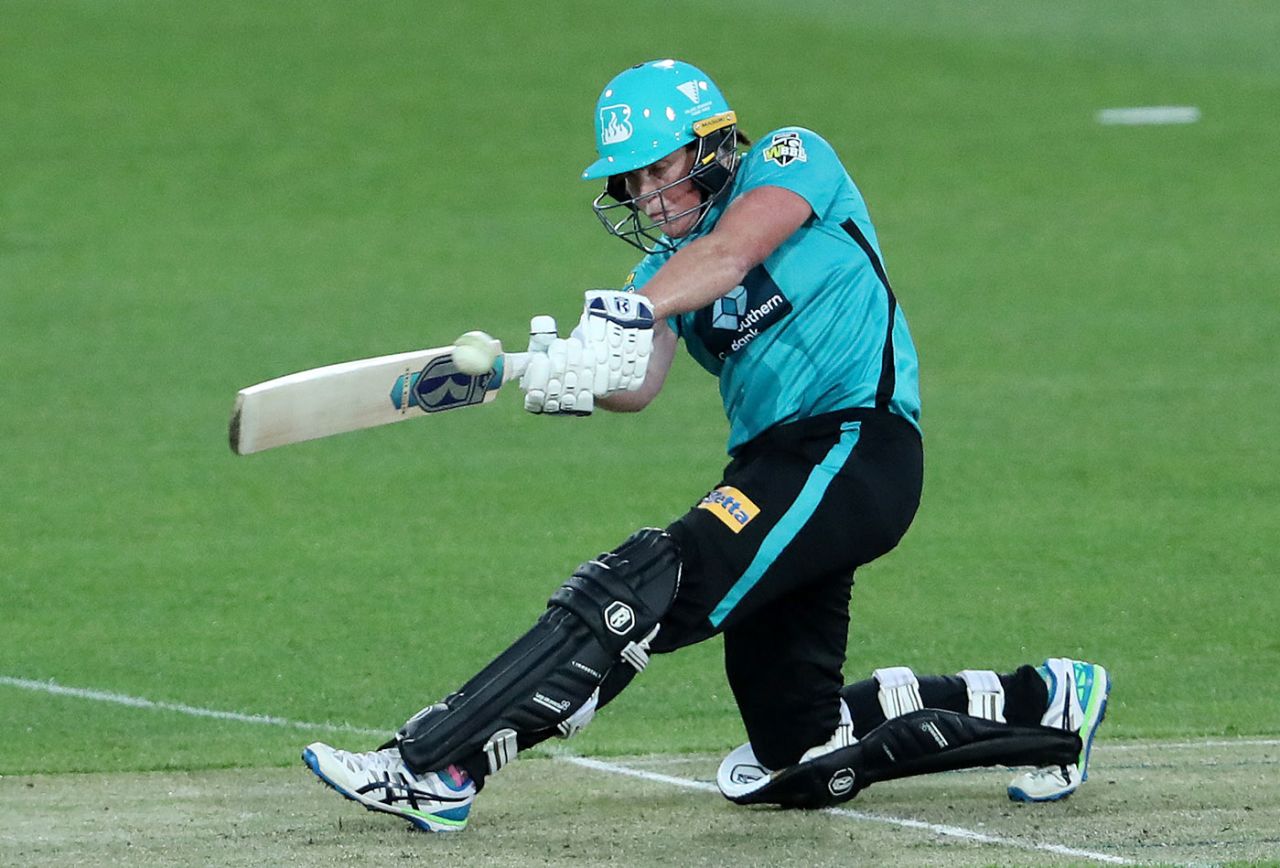 Grace Harris led Brisbane Heat's chase, Hobart Hurricanes vs Brisbane Heat, WBBL, Hobart, October 26, 2021