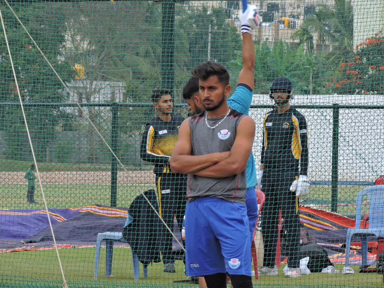 Umran Malik in the nets with the Jammu & Kashmir senior team, Syed Mushtaq Ali Trophy 2020-21