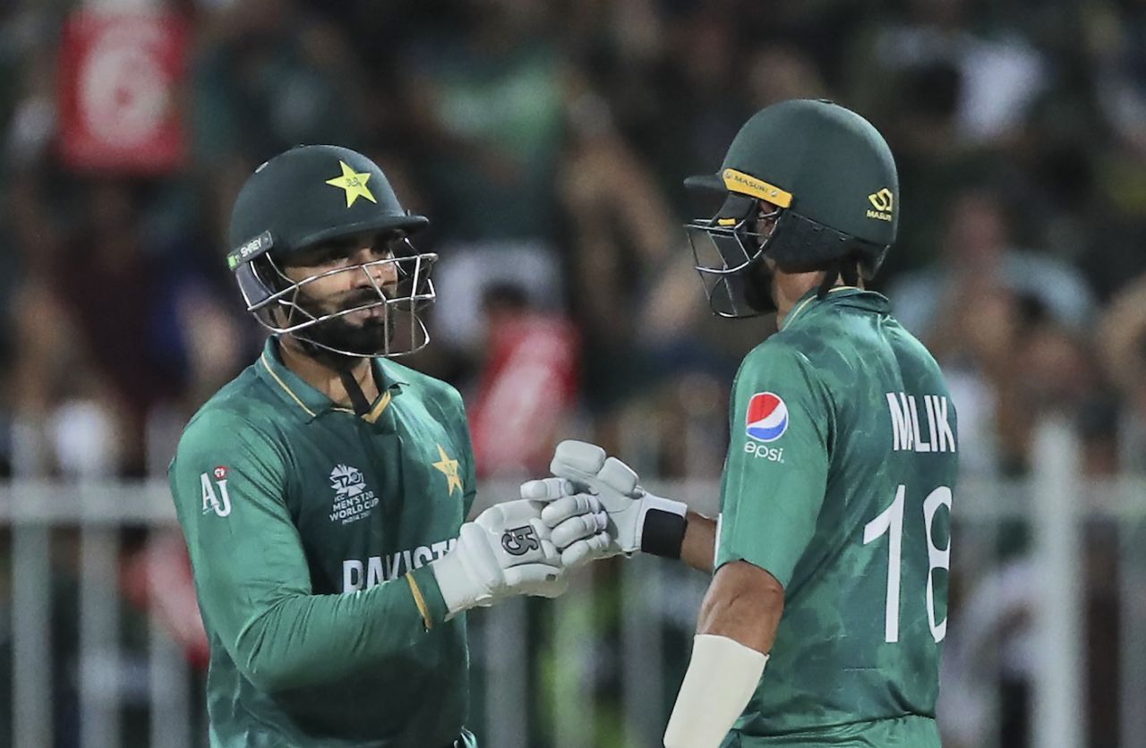 The unbeaten stand between Shoaib Malik and Asif Ali sealed it for Pakistan, Pakistan vs New Zealand, T20 World Cup 2021, Group 2, Sharjah, October 26, 2021