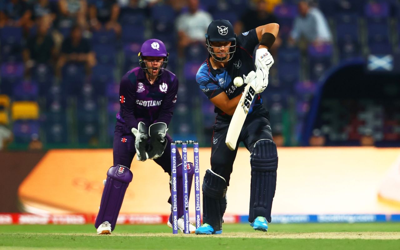 JJ Smit played a vital hand for Namibia, Scotland vs Namibia, T20 World Cup 2021, Group 2, Abu Dhabi, October 27, 2021