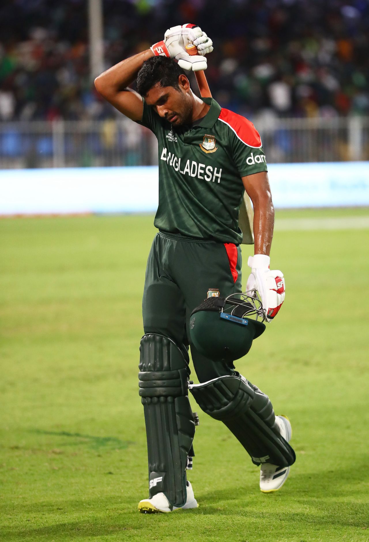 Mahmudullah wears a dejected look after Bangladesh's loss, Bangladesh vs West Indies, T20 World Cup, Group 1, Sharjah, October 29, 2021