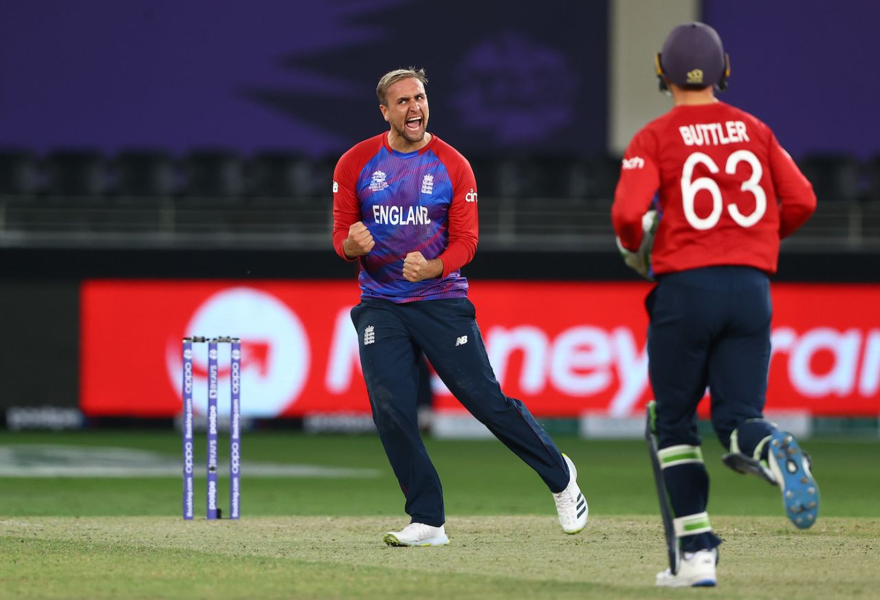 Liam Livingstone is pumped after dismissing Matthew Wade, Australia vs England, T20 World Cup, Group 1, Dubai, October 30, 2021