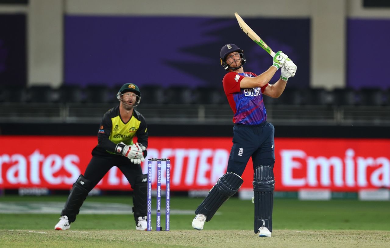 Jos Buttler tees off, Australia vs England, T20 World Cup, Group 1, Dubai, October 30, 2021