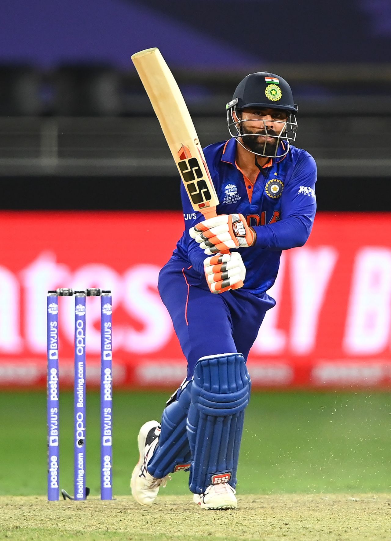 Ravindra Jadeja added some useful runs at the death, India vs New Zealand, T20 World Cup, Group 2, Dubai, October 31, 2021