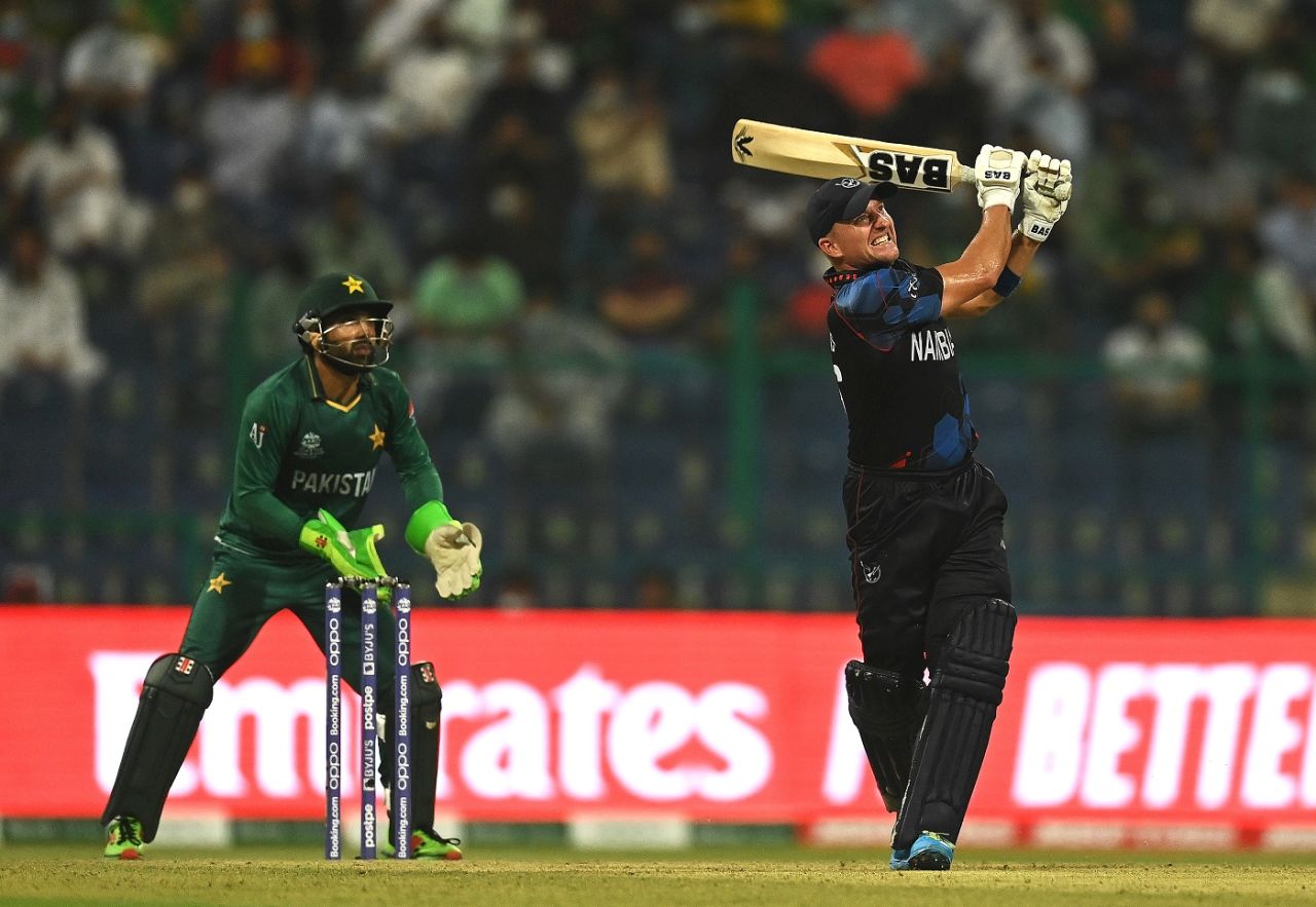 Craig Williams goes big, Namibia vs Pakistan, T20 World Cup, Group 2, Abu Dhabi, November 2, 2021