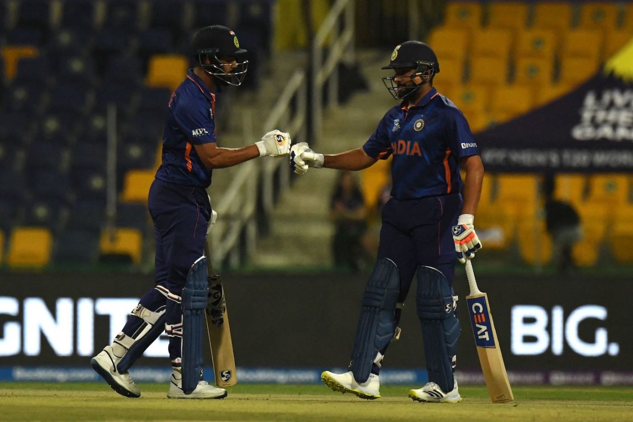 KL Rahul and Rohit Sharma gave India a rapid start, Afghanistan vs India, T20 World Cup, Group 2, Abu Dhabi, November 3, 2021