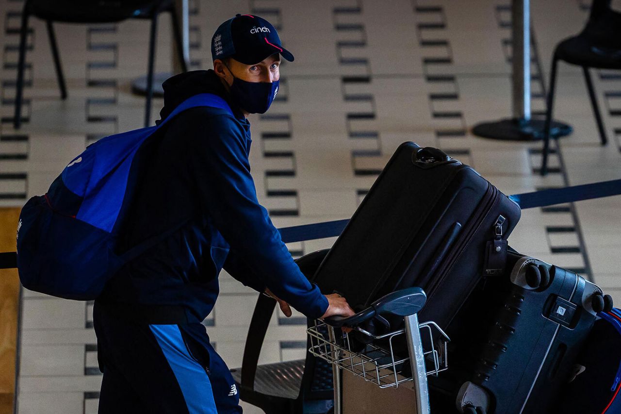 Joe Root lands in Australia ahead of the Ashes