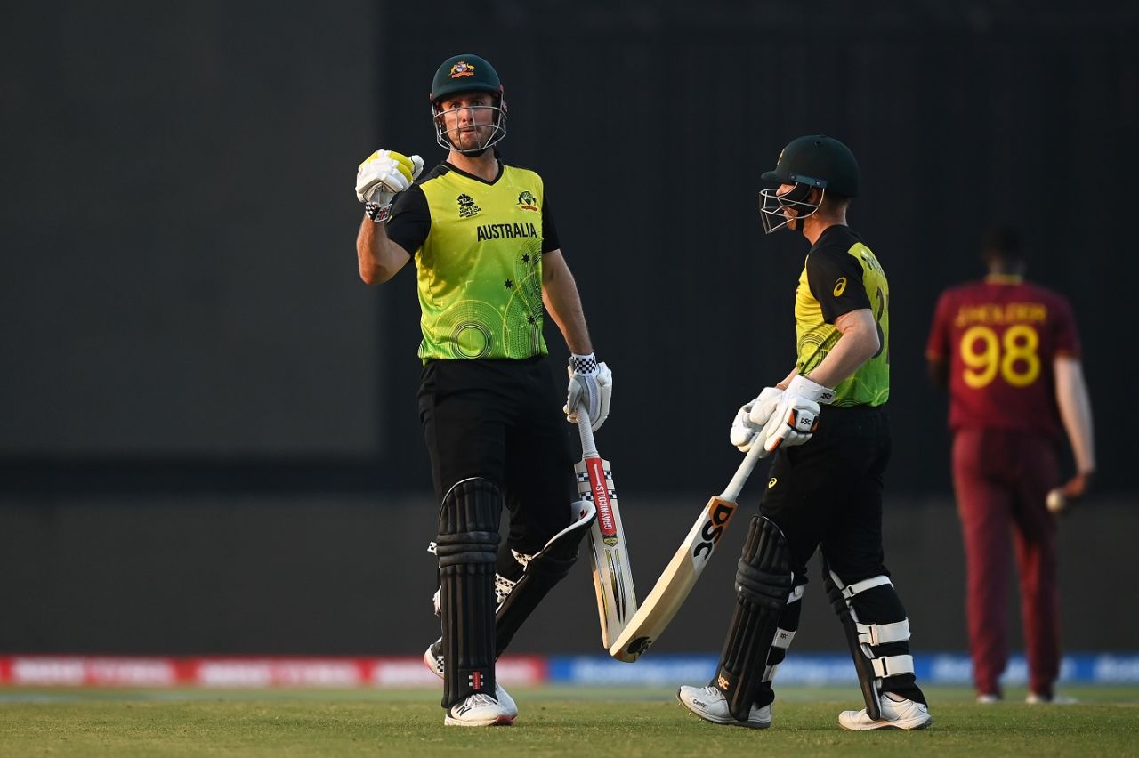 Mitchell Marsh and David Warner put up a match-winning stand, Australia vs West Indies, Men's T20 World Cup 2021, Super 12s, Abu Dhabi, November 6, 2021