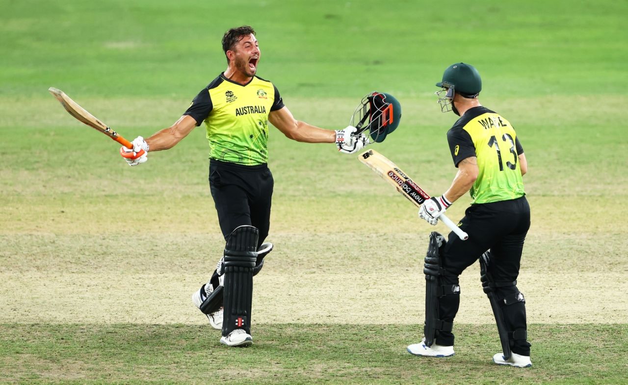Marcus Stoinis and Matthew Wade's joy knows no bounds, Australia vs Pakistan, T20 World Cup, 2nd semi-final, Dubai, November 11, 20211