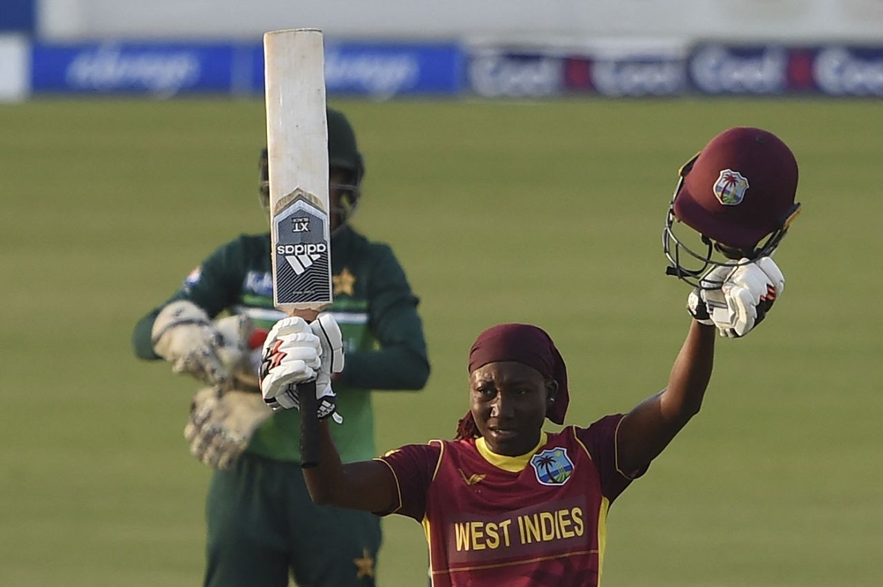 Stafanie Taylor brings up her seventh ODI hundred, Pakistan vs West Indies, 3rd women's ODI, Karachi, November 14, 2021