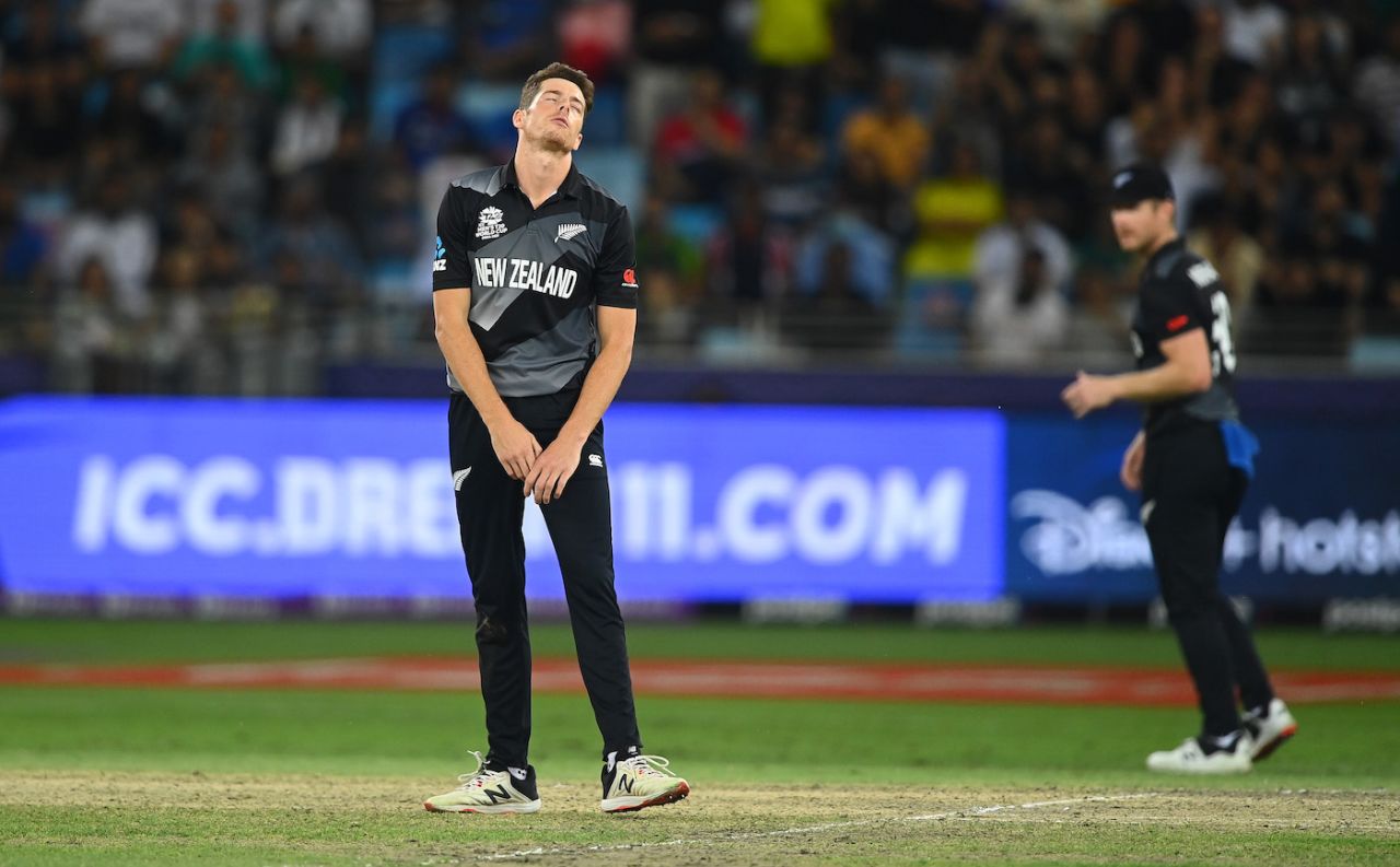 Mitchell Santner's reaction tells New Zealand's story, Australia vs New Zealand, T20 World Cup final, Dubai, November 14, 2021