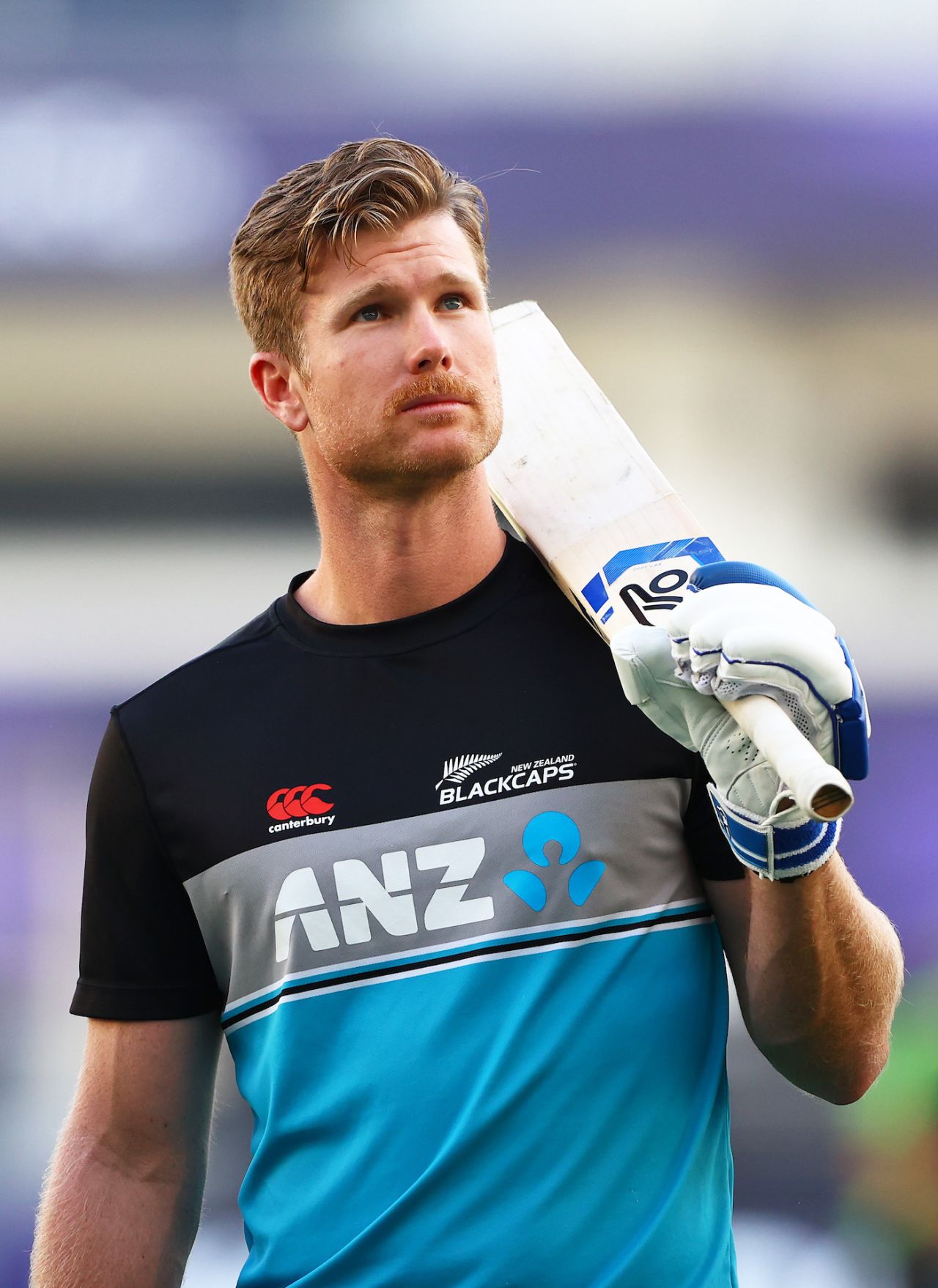 James Neesham at practice ahead of the game, Australia vs New Zealand, T20 World Cup final, Dubai, November 14, 2021