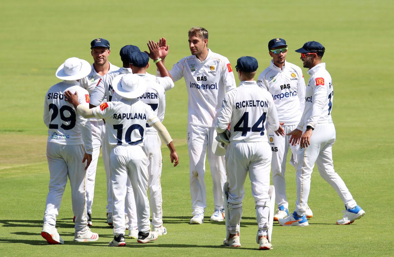 Duanne Olivier ran through Boland's top order, Boland vs Lions, 4-Day Franchise Series 2021-22, Division 1, Johannesburg, 1st day, November 18, 2021