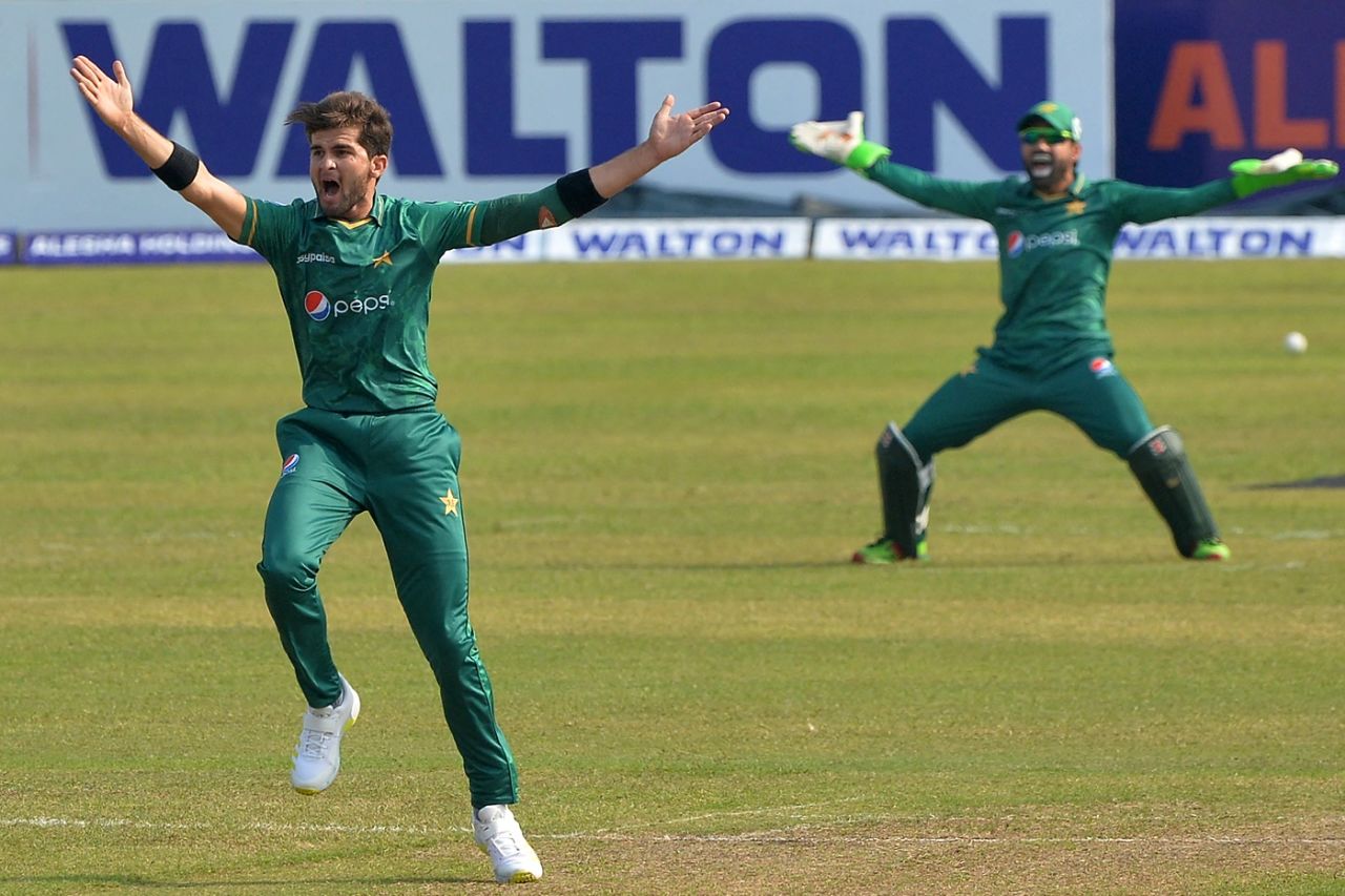 Shaheen Shah Afridi picked up yet another first-over wicket, Bangladesh vs Pakistan, 2nd T20I, Mirpur, November 20, 2021