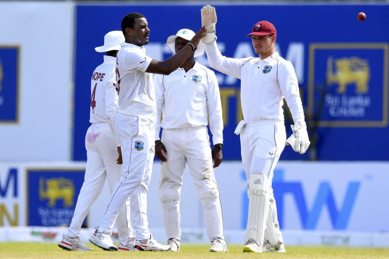 Shannon Gabriel struck the first blow on a tough day for West Indies, Sri Lanka vs West Indies, 1st Test, Galle, 1st day, November 21, 2021