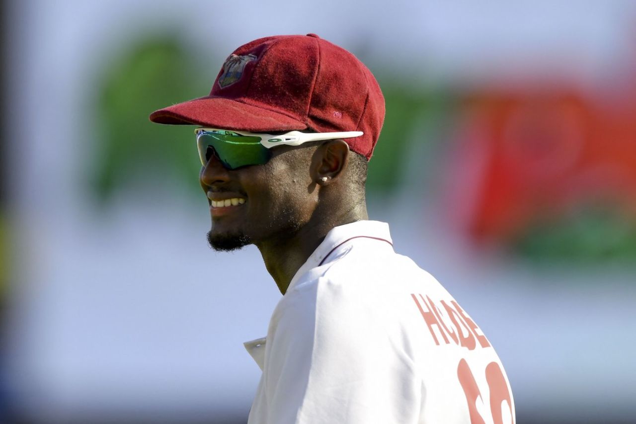 Jason Holder brings out a smile while fielding, Sri Lanka vs West Indies, 1st Test, Galle, 1st day, November 21, 2021