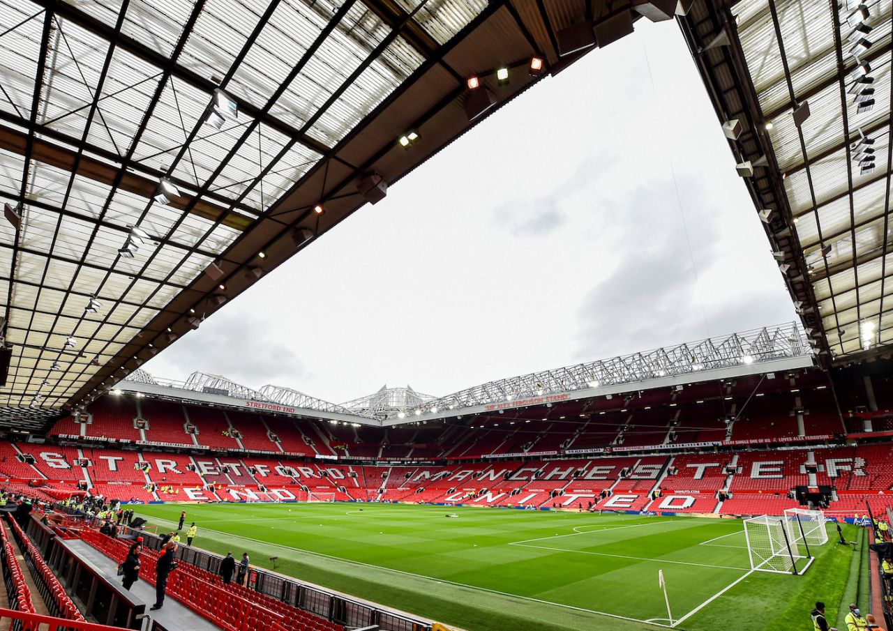General view before the Premier League match between Manchester United and Liverpool at Old Trafford, Manchester, October 23, 2021
