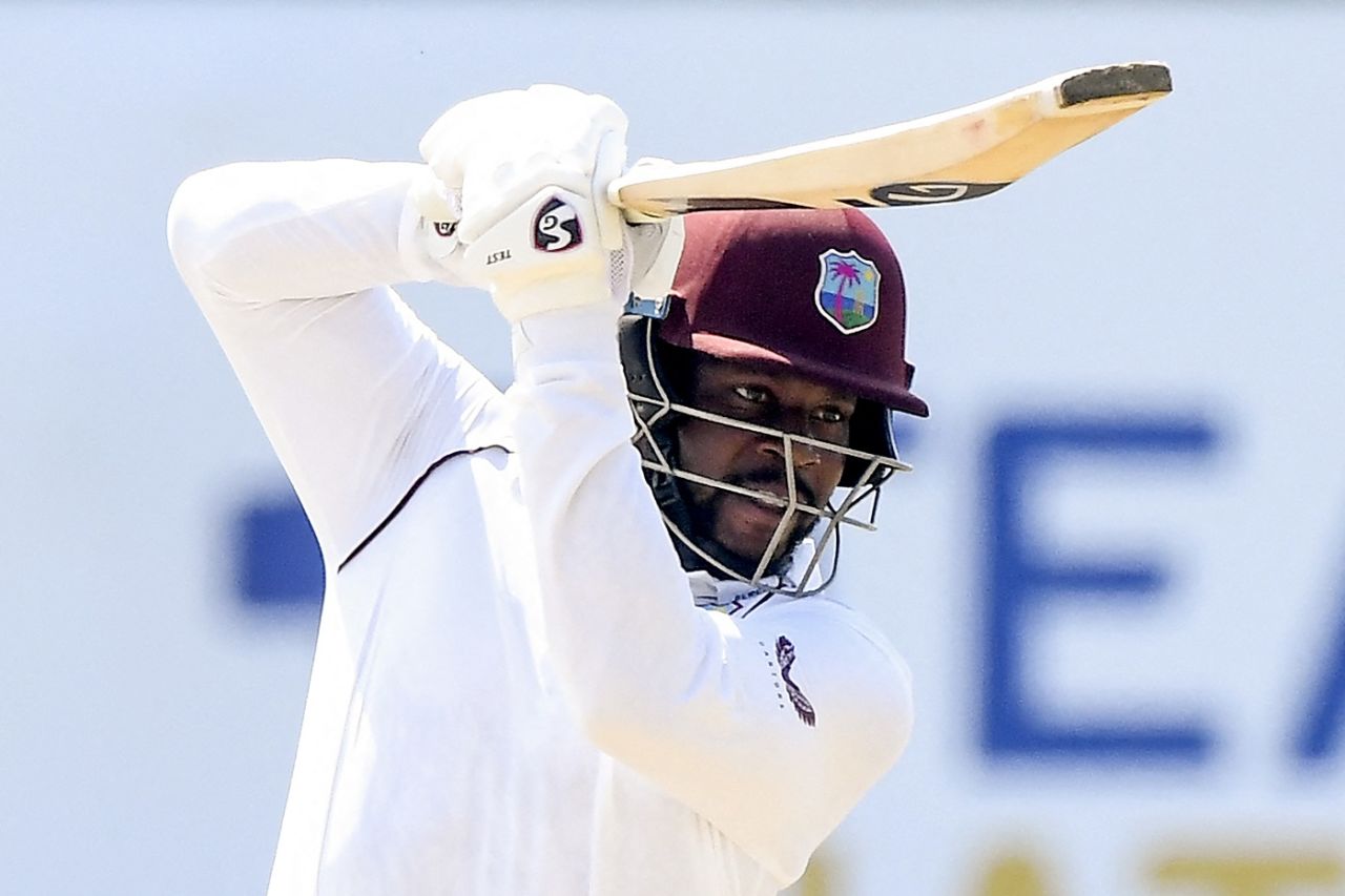 Kyle Mayers made a 62-ball 45, Sri Lanka vs West Indies, 1st Test, Galle, 3rd day, November 23, 2021