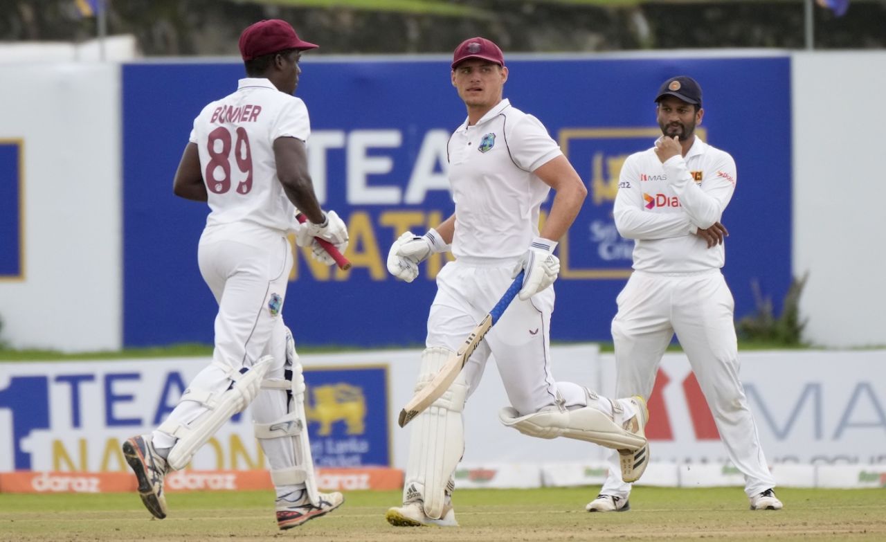 Joshua Da Silva and Nkrumah Bonner frustrated Sri Lanka before lunch, Sri Lanka vs West Indies, 1st Test, Galle, 5th day, November 25, 2021