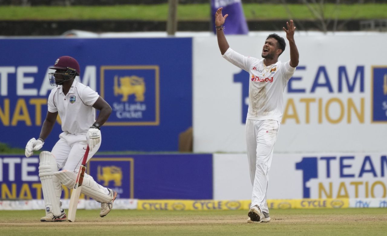 Ramesh Mendis rues a chance put down off his bowling, Sri Lanka vs West Indies, 1st Test, Galle, 5th day, November 25, 2021